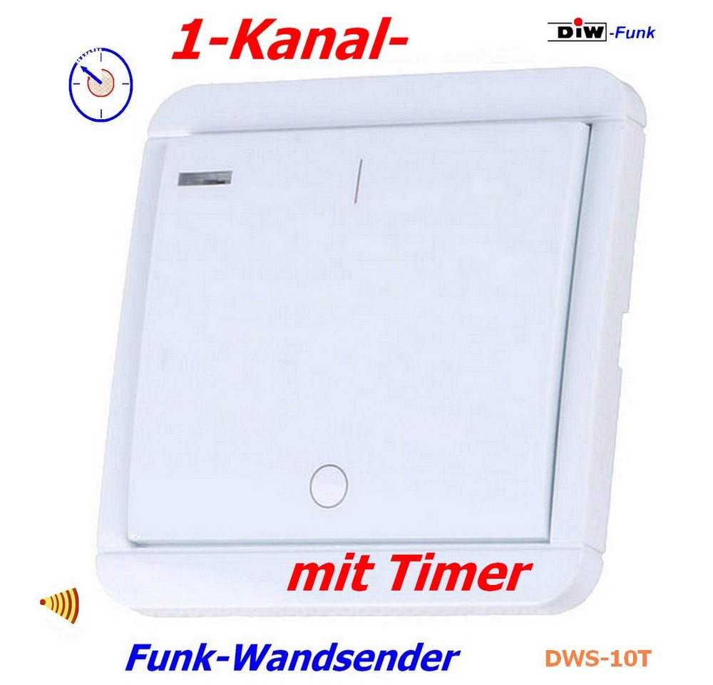 DIW-Funk Licht-Funksteuerung PW-551 EINBAUVERSION DES-2300+2x Timer-Funkwandsender DWS-10T, Funk, Timer Bild 4
