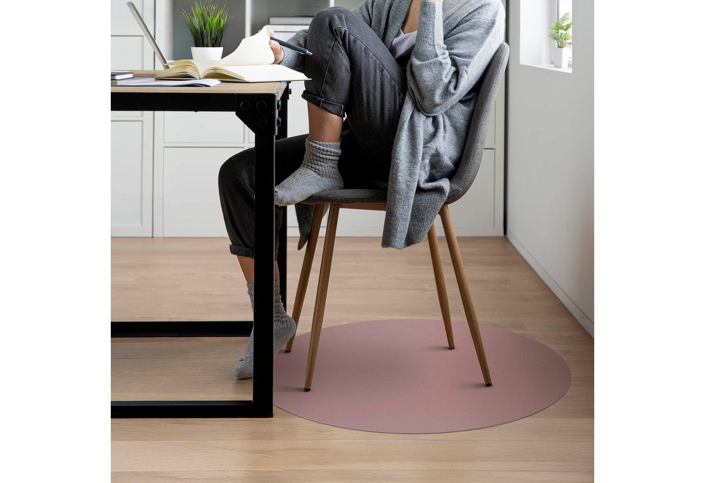 Tulup Bodenschutzmatte Teppich Für Bürostuhl Farbe Rosa Bodenschutzmatte Bürostuhl Bild 3