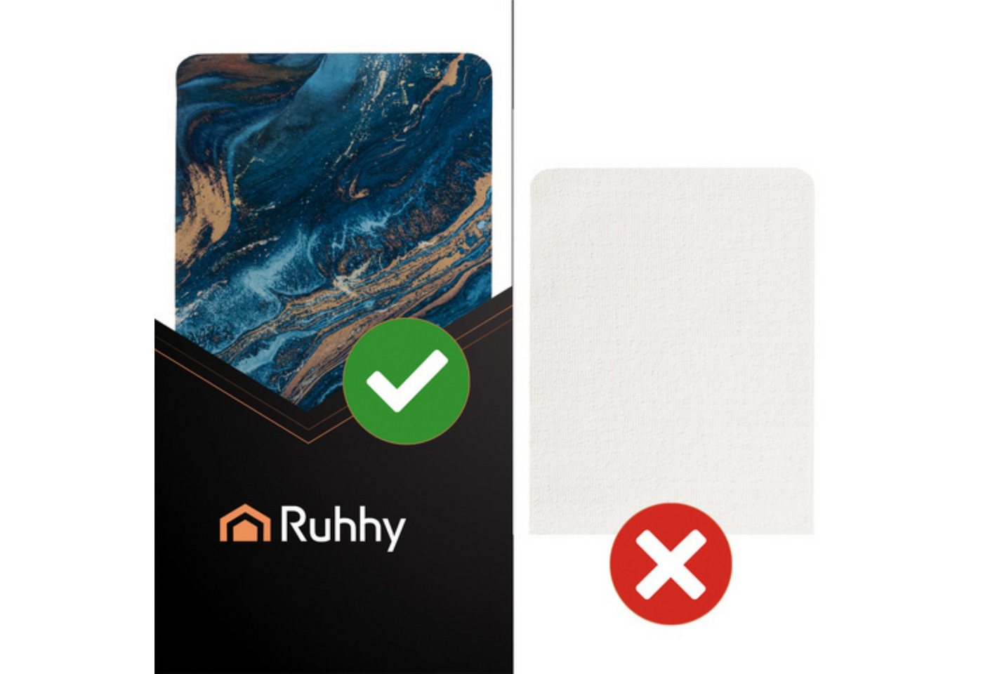 Ruhhy Badematte Badezimmermatte 60x40 cm rutschfest saugfähig schnelltrocknend, Saugfähige Oberfläche, Rutschfeste Unterseite, Schnelltrocknendes Material, Schnelltrocknend, Rutschfest, Feuchtigkeitsabsorbierend, Polyester, Gummi, Rutschhemmend Wasseraufnehmend Formstabil