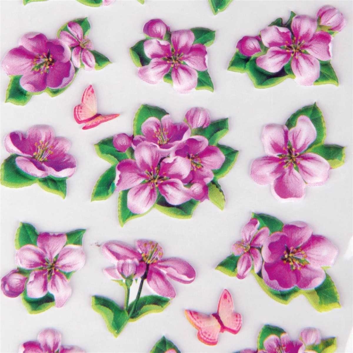 Bestlivings Sticker, (1-tlg), Sammelsticker, Blumensticker, Geschenkaufkleber Bild 3