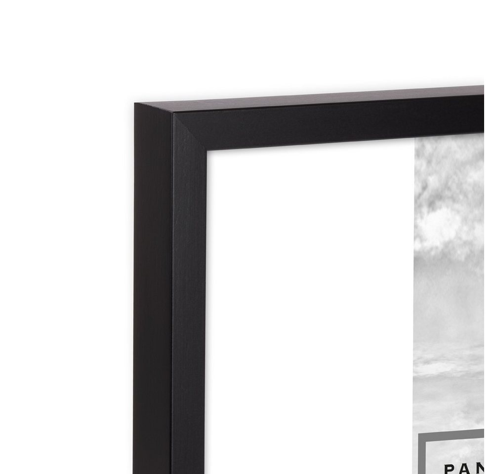 Panorahma Bilderrahmen Holz Bilderrahmen modern in fünf verschiedenen Farben mit Normalglas, für 1 Bilder, 1 Rahmen, Fotorahmen