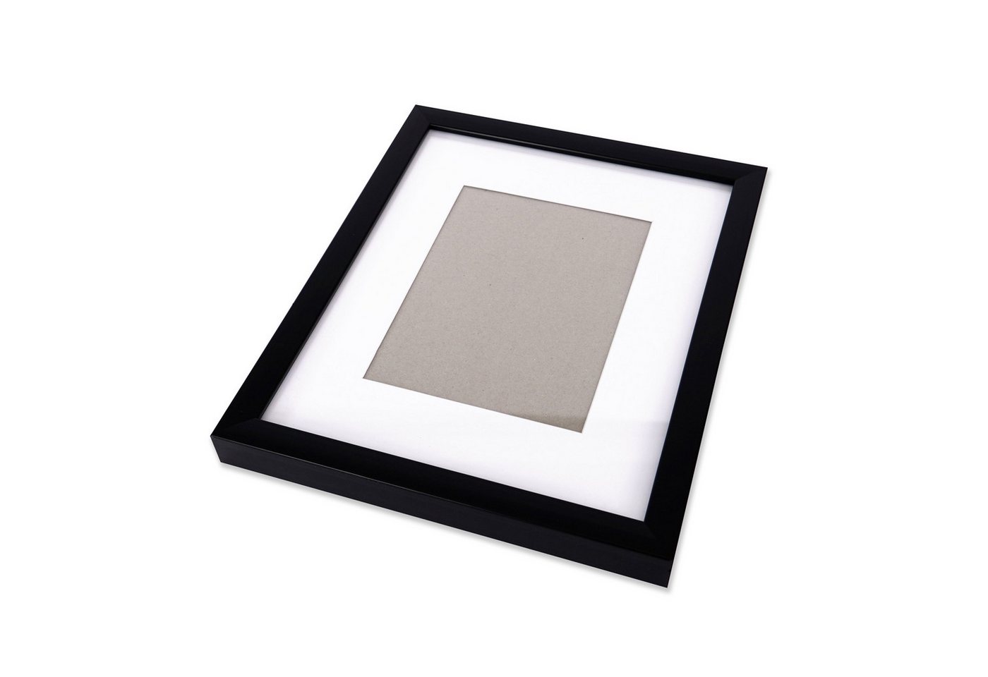 queence Einzelrahmen 2er-Set Schwarz Kunststoffrahmen - Poster/Puzzlerahmen, (2 St), Bilderrahmen schwarz Bild 2