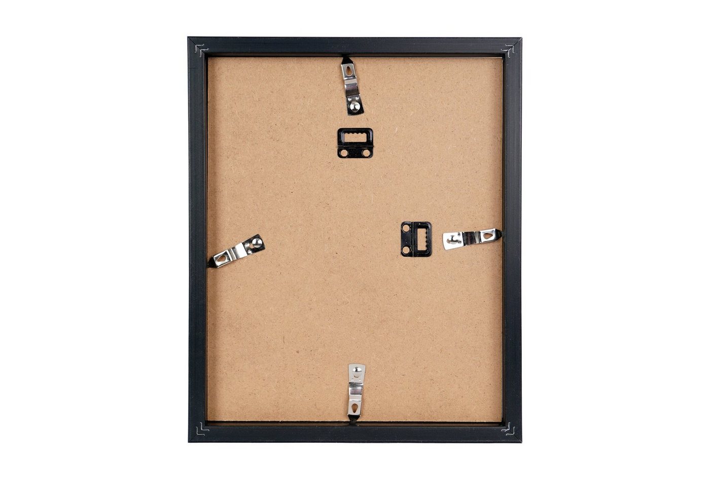 queence Einzelrahmen 2er-Set Schwarz Kunststoffrahmen - Poster/Puzzlerahmen, (2 St), Bilderrahmen schwarz Bild 3