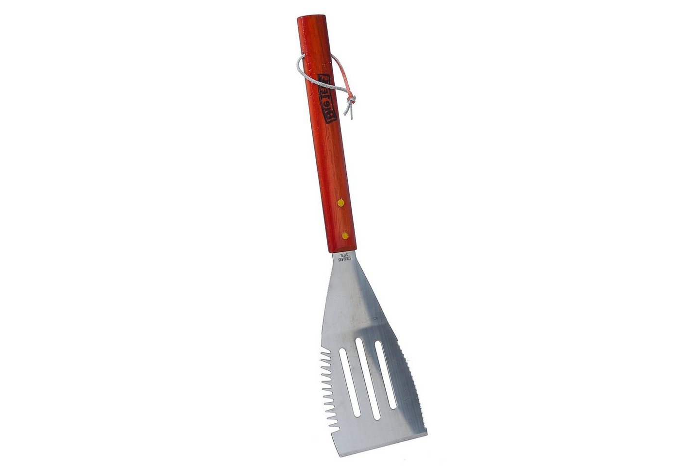 GAUMENKICK Grillwender Grillspatel Wender für BBQ Pfannenwender Edelstahl Grillbesteck 41cm