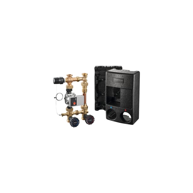 Oventrop Anbindesystem Regumat RTA-180 DN 25, Wilo Yonos Para 25/6 RKC