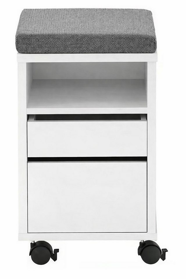 Maja Möbel Rollcontainer + Sitzcontainer weiß --->> Das Platzgenie Vito 4018 im Supersale