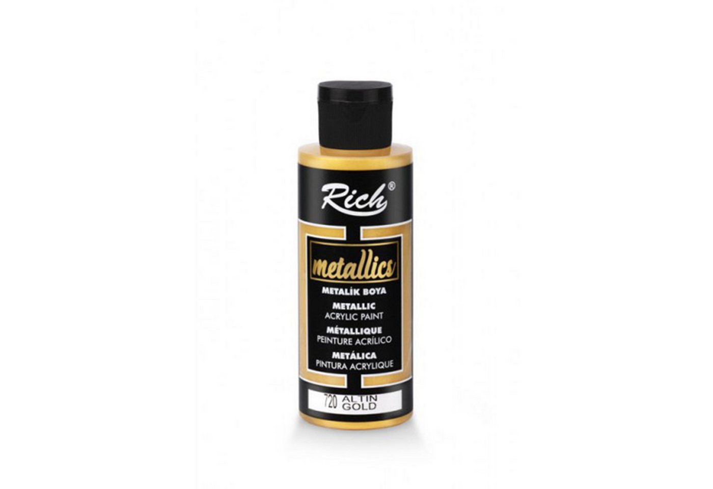 RICH Acrylfarbe Rich Metallics Effektfarbe Paint - 25/60/120/500 ml - Uber 10 Farben