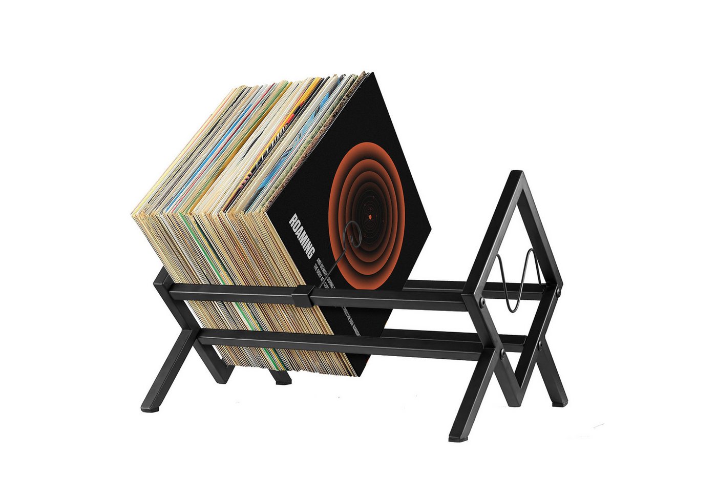 Youyijia Plattenständer Schallplatten Aufbewahrung LP Schallplatten Regal Plattenständer Bild 2
