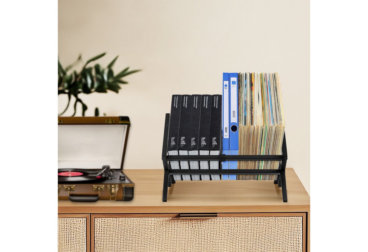 Youyijia Plattenständer Schallplatten Aufbewahrung LP Schallplatten Regal Plattenständer Bild 3