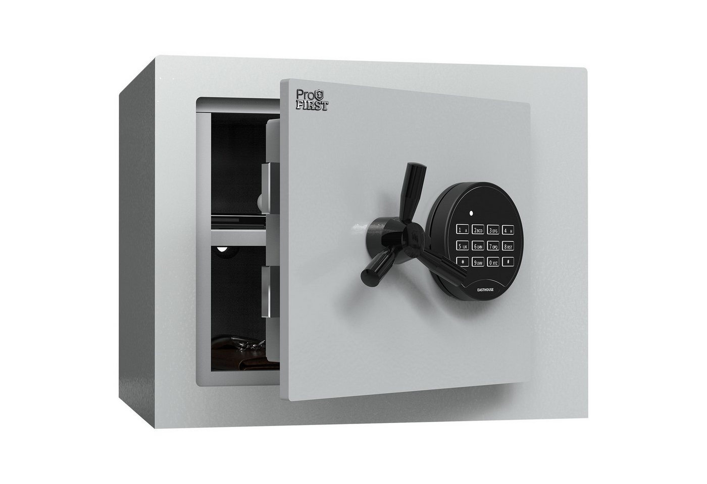 Profirst Wertschutzschrank EN1 Fortress 30 Elektronikschloss lichtgrau Bild 3