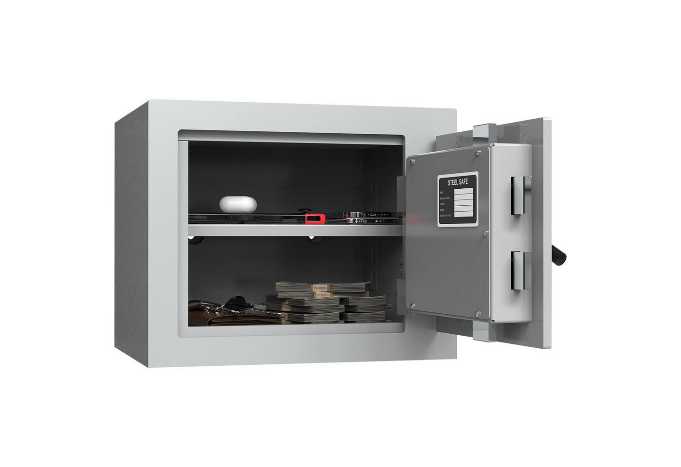Profirst Wertschutzschrank EN1 Fortress 30 Elektronikschloss lichtgrau Bild 4