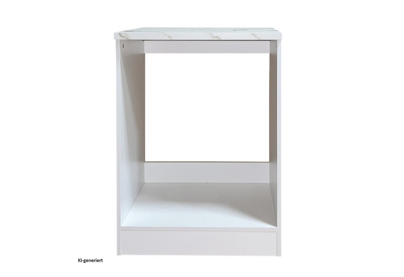 HTI-Living Backofenumbauschrank Herdumbauschrank Jenna Weiß 60 cm (1 Stück, 1-St., 1 Herdumbauschrank) Küchenunterschrank für Einbaubackofen modular erweiterbar