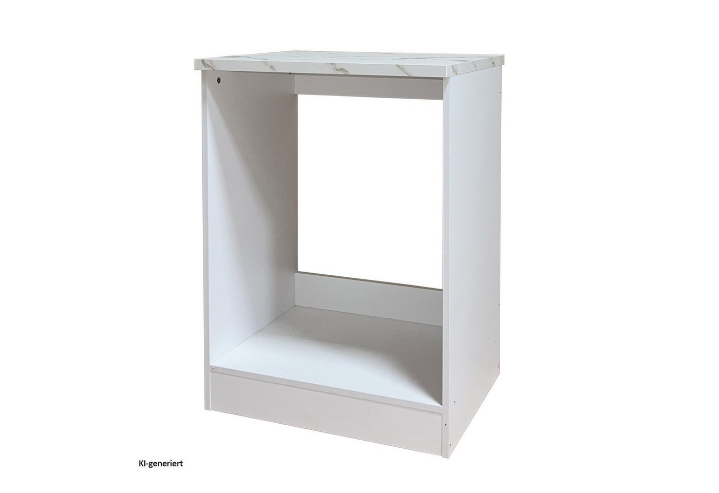 HTI-Living Backofenumbauschrank Herdumbauschrank Jenna Weiß 60 cm (1 Stück, 1-St., 1 Herdumbauschrank) Küchenunterschrank für Einbaubackofen modular erweiterbar Bild 3