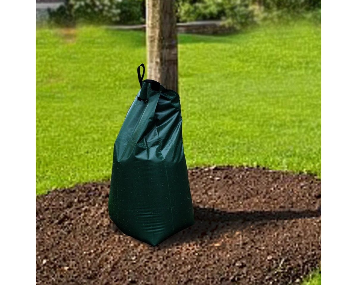 colourliving Bewässerungssystem Baumbewässerungsbeutel 75 Liter PE Giesssack, Wasserbeutel, 2 Griffschlaufen, Einfüllvorrichtung