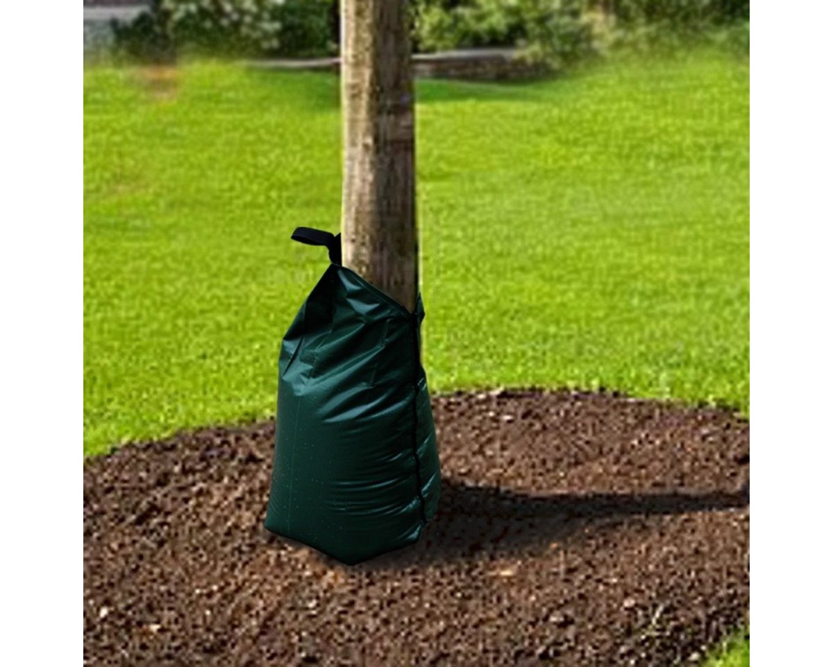 colourliving Bewässerungssystem Baumbewässerungsbeutel 75 Liter PE Giesssack, Wasserbeutel, 2 Griffschlaufen, Einfüllvorrichtung Bild 4