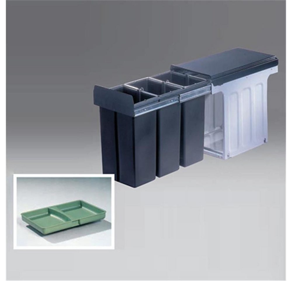 WESCO Einbaumülleimer 857611-11 Profiline Bio-Trio 30 DT