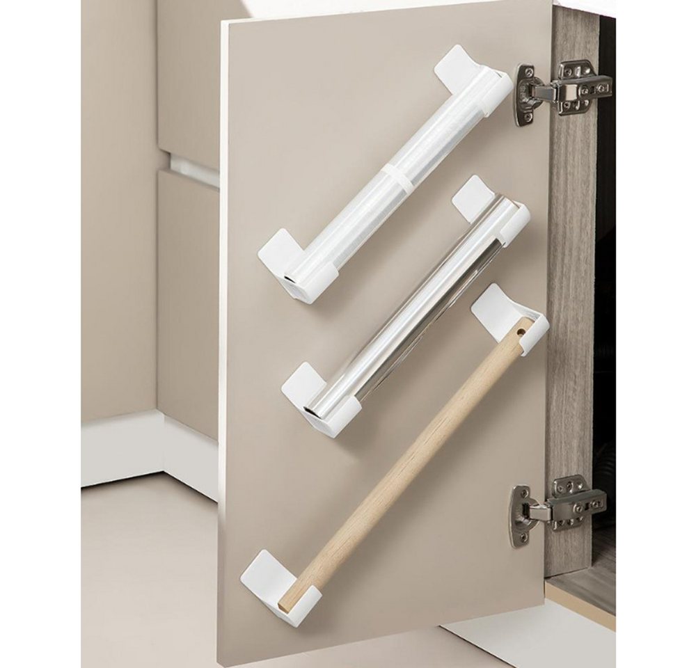 Agger Küchenorganizer-Set Küchenschranktür-Aufbewahrungsbox Plastiktütenhalter Organizer, (8-tlg), für Tüten, Zinnfolie, Müllsack