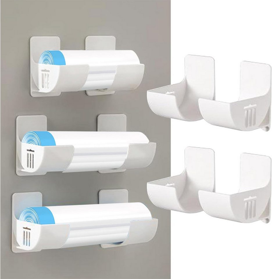 Agger Küchenorganizer-Set Küchenschranktür-Aufbewahrungsbox Plastiktütenhalter Organizer, (8-tlg), für Tüten, Zinnfolie, Müllsack Bild 2