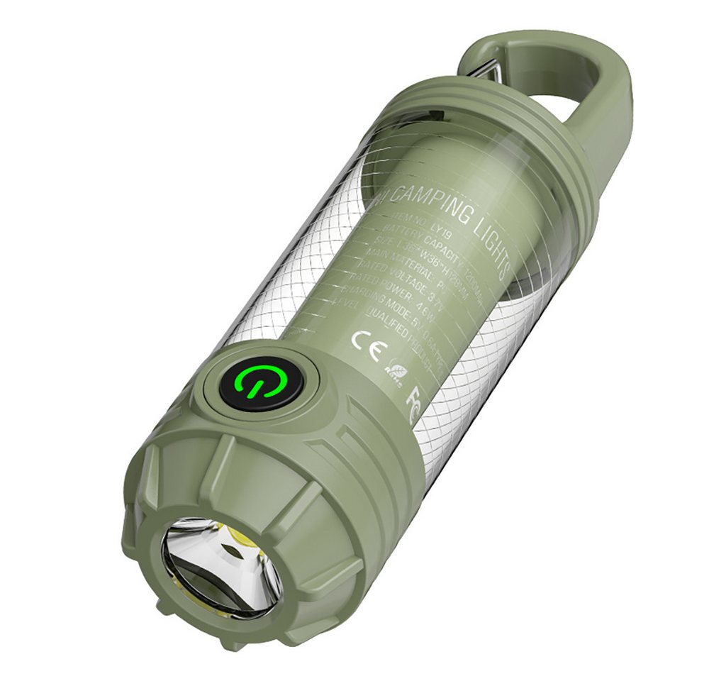 Tekoo LED Gartenleuchte LED Campinglampe Taschenlampe Akku USB-C Outdoor Leuchte mit Rotlicht, LED fest integriert, Warmgelb, Kaltweiß, Rot, 360° Rundumbeleuchtung, XTE-Leuchtmittel, SOS-Blinkfunktion Bild 2