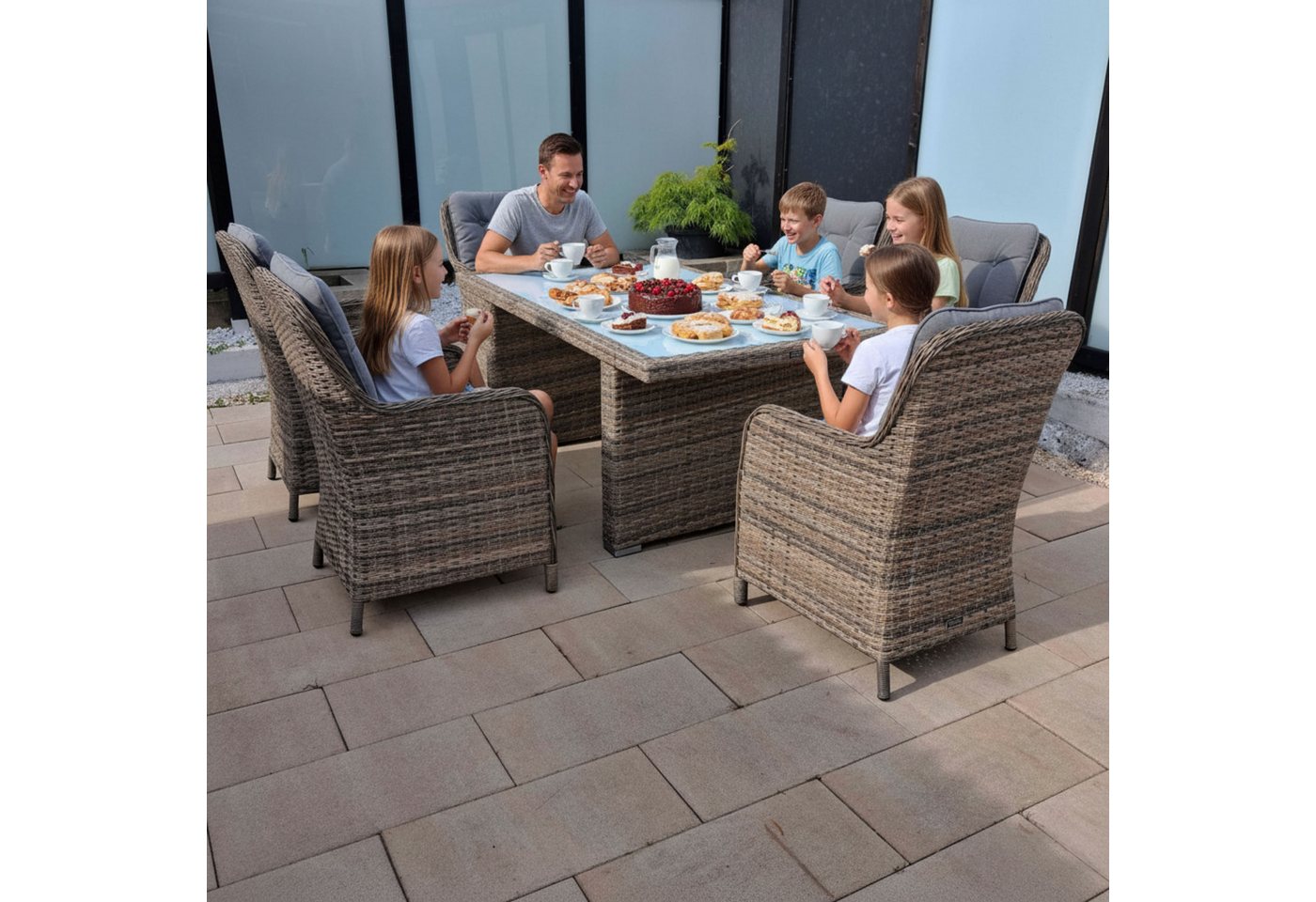 Ragnarök Möbel-Design Garten-Essgruppe gartenmöbel set KC Bild 5