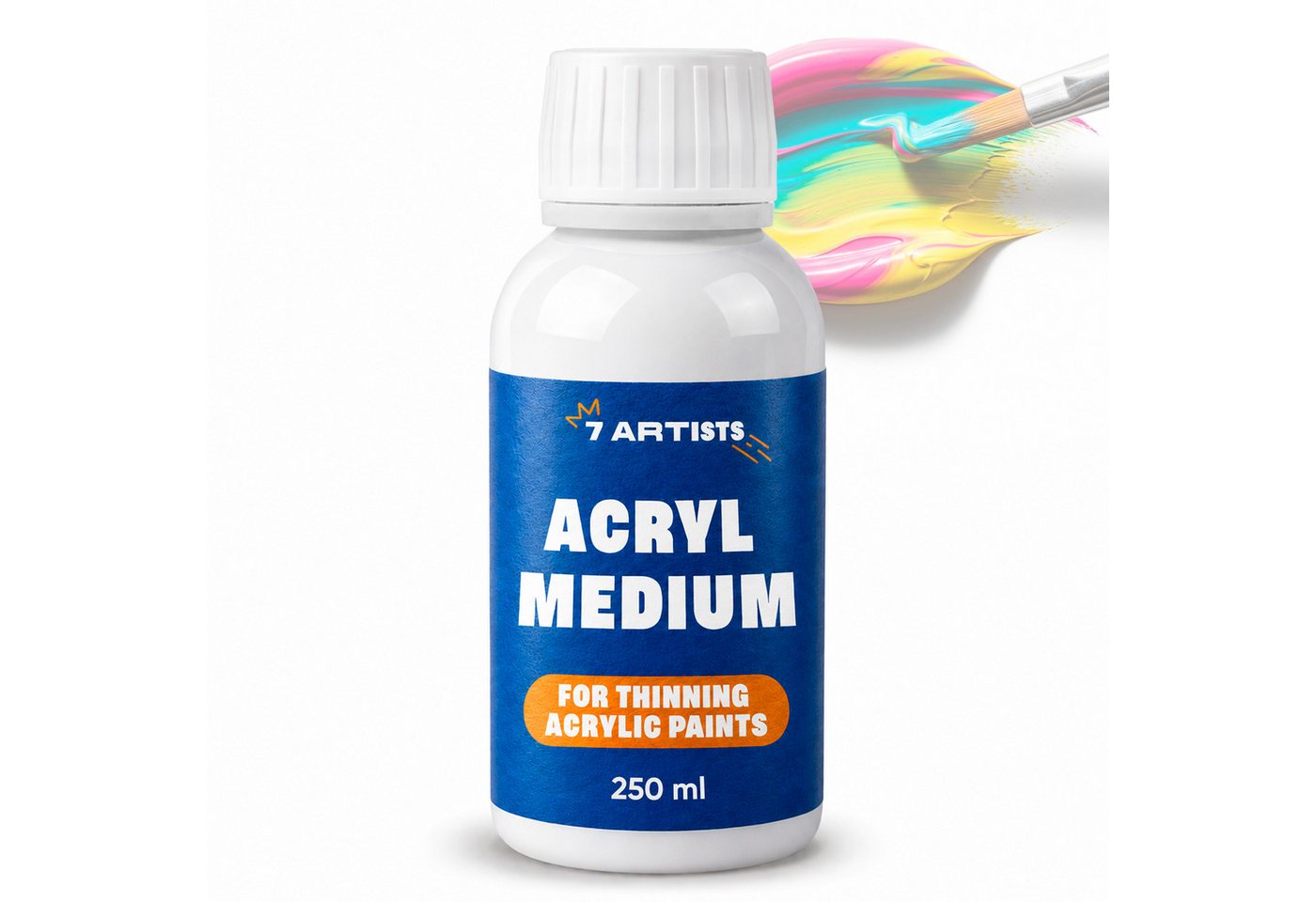7 Artists Acrylfarbe 7 Artists Acrylmedium Transparent 250 ml - Acrylbinder für Acrylfarben