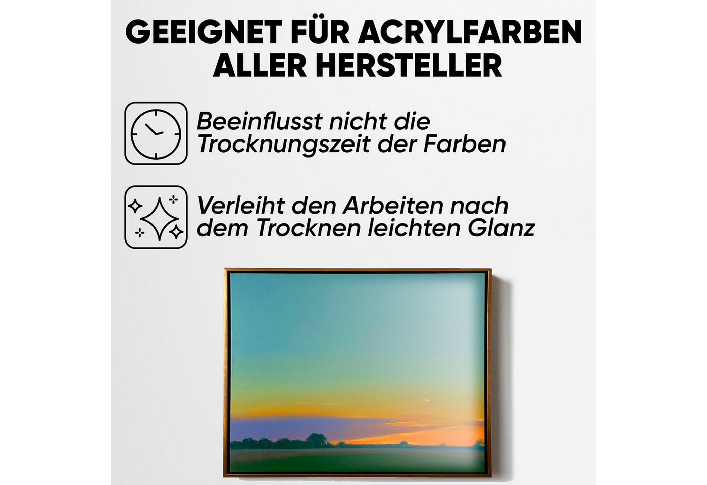 7 Artists Acrylfarbe 7 Artists Acrylmedium Transparent 250 ml - Acrylbinder für Acrylfarben Bild 5