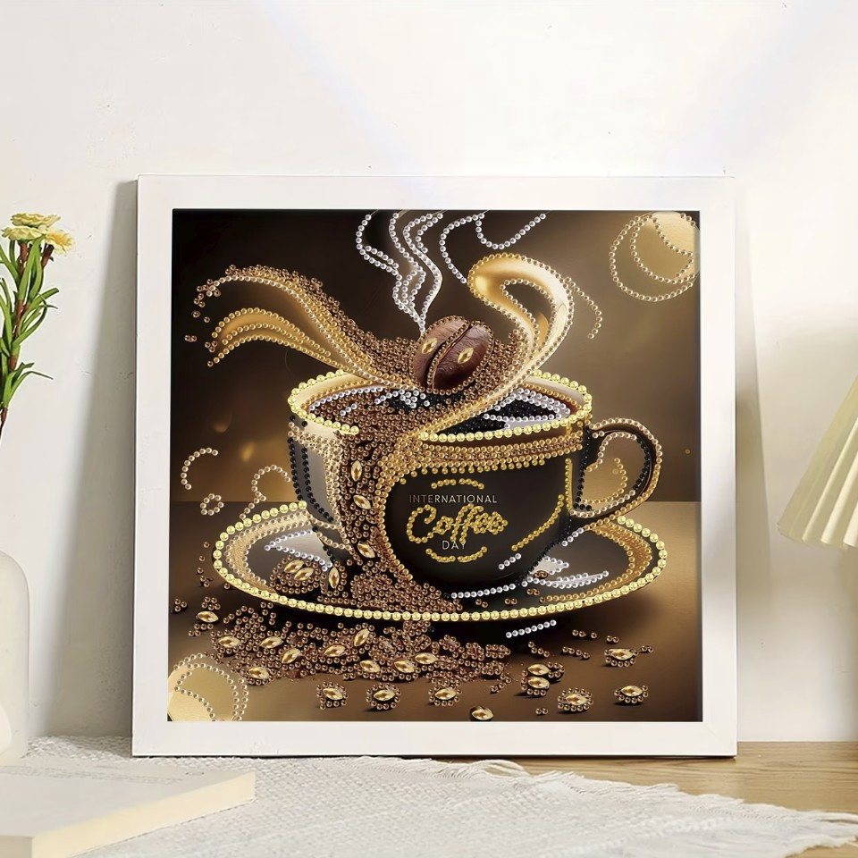 Venicce Love Kreativset Diamond Painting Bilder, Diamant Painting Malerei Set – Kaffeebecher, (1-tlg) Bild 4