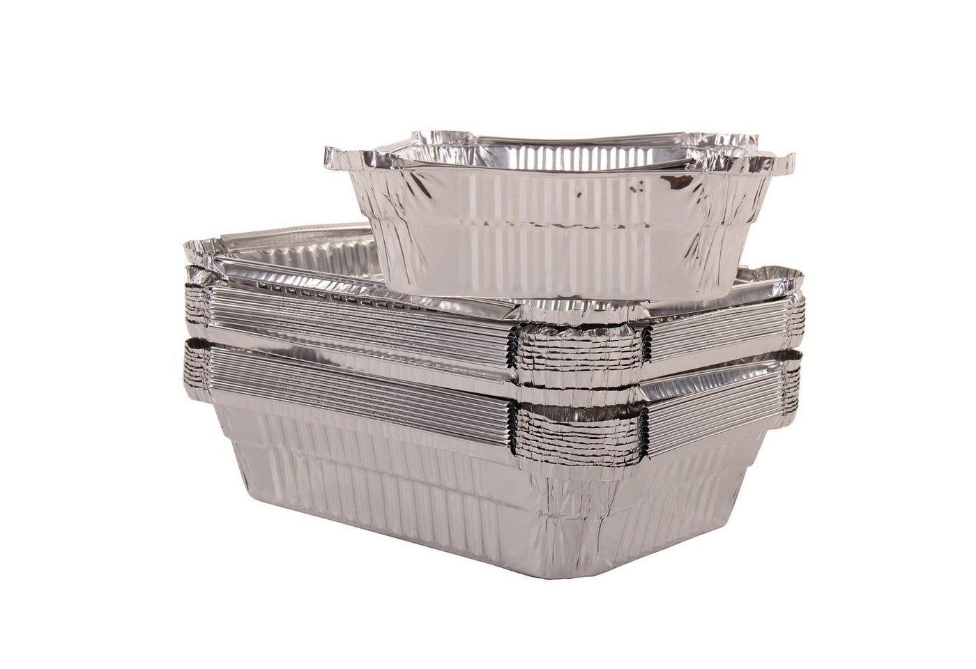 intergrill Grillschale 800° Aluschalen 20 Stück 17 x 11 x 5cm, Aluminium Bild 3
