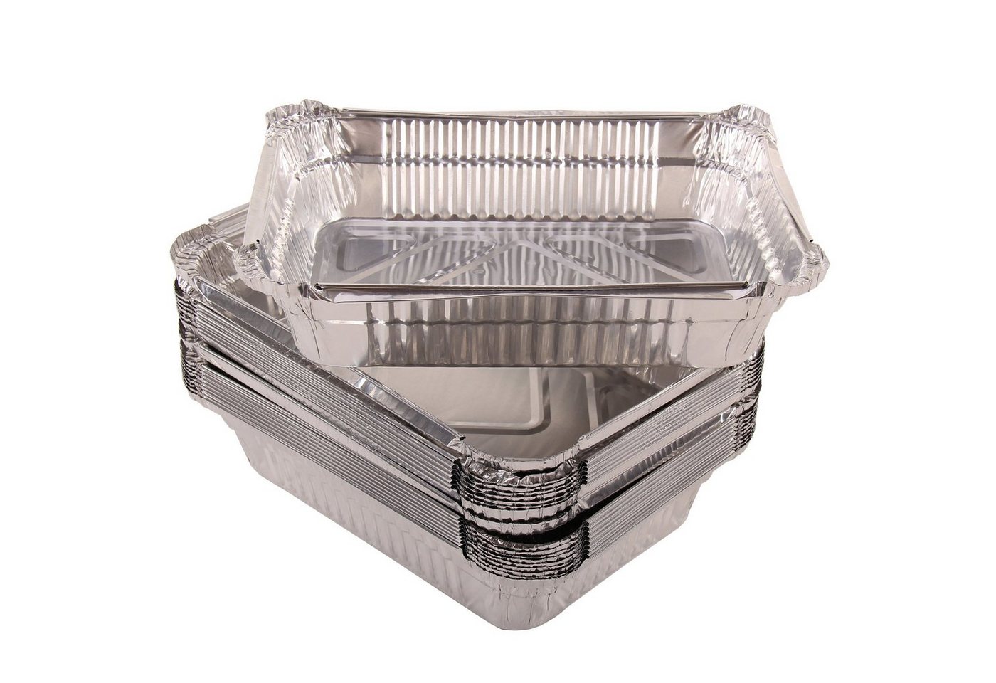 intergrill Grillschale 800° Aluschalen 20 Stück 17 x 11 x 5cm, Aluminium Bild 5