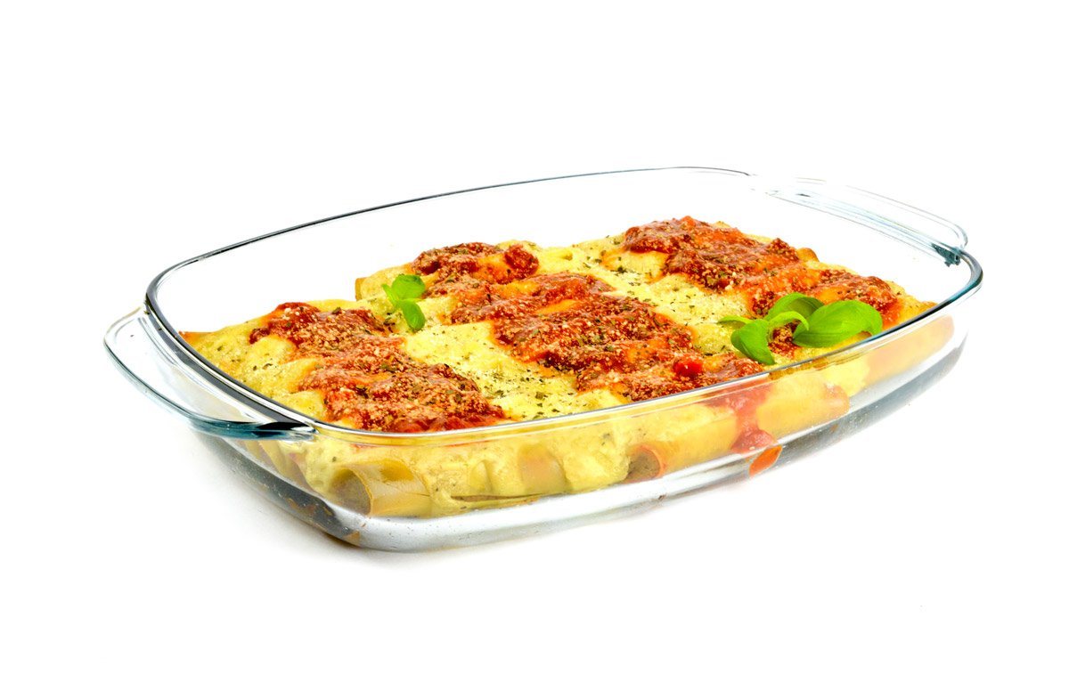 Sendez Backform Auflaufform 3,6L 35x26 cm Glasbräter Lasagneform Backblech Kuchenform, (1-tlg) Bild 4