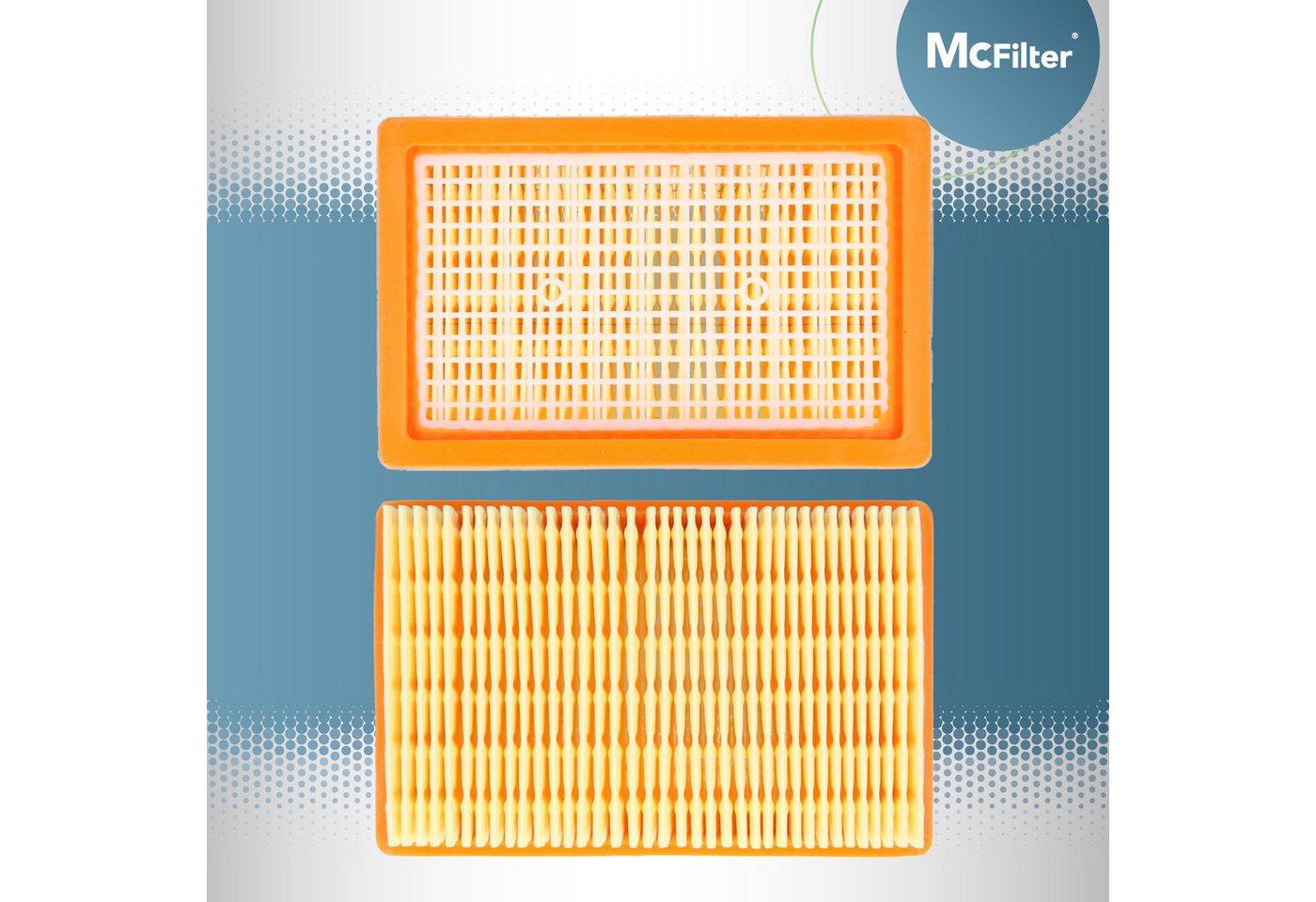 McFilter Flachfaltenfilter (3 Stück) Lamellenfilter Filter geeignet, für Kärcher WD4, WD5, WD6, MV4, MV5, MV6 Mehrzwecksauger, (MAXI BOX, 3-St), Alternative für Kärcher Filter 2.863-005.0 Bild 5