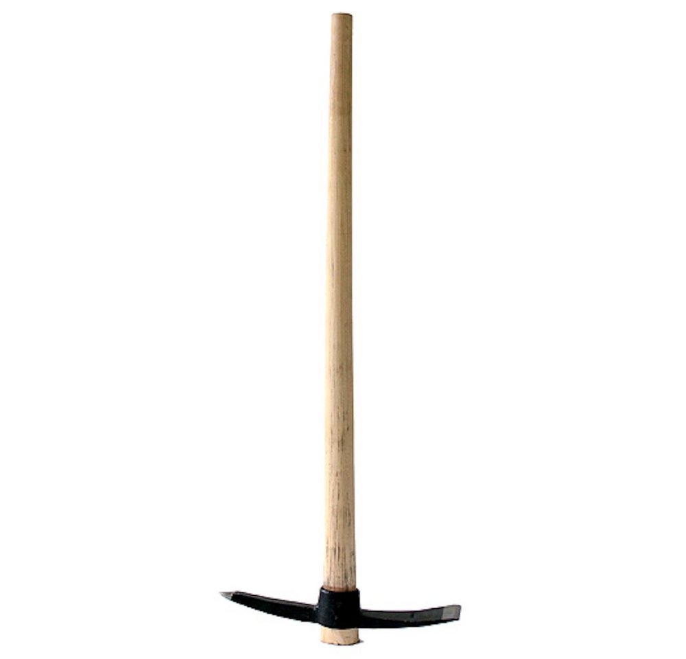 PROREGAL® Gartenhacke Spitzhacke geschmiedet 2,5 kg + Holzgriff