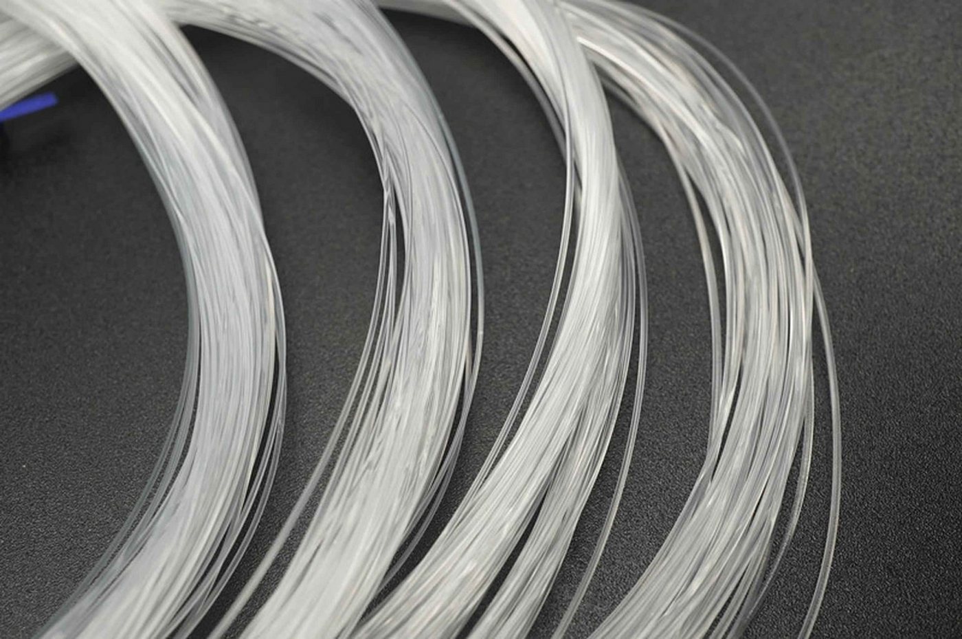Kopper-24 Bastelperlen elastischer Nylon-Faden zum Perlen basteln, 0,8 mm, 8 m Länge, weiß Bild 2