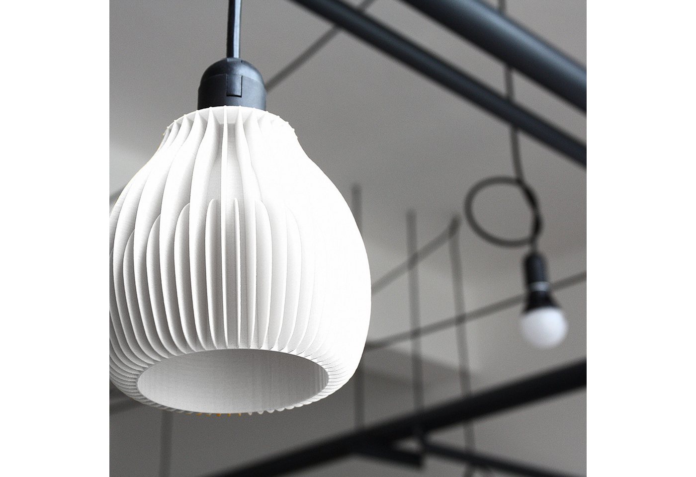 Shapes - Decorations LED Pendelleuchte Shapes - Decorations: Ribone Straight by Martin Žampach, Leuchte, ohne Leuchtmittel, E27
