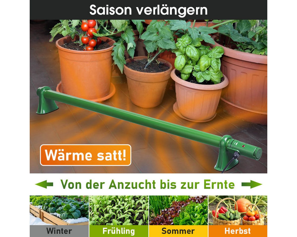 BRAST Foliengewächshaus Gewächshausheizung 135W für Überwinterungszelt Mini Gewächshaus, BxTxH: 105 x 11 x 11 cm Bild 2