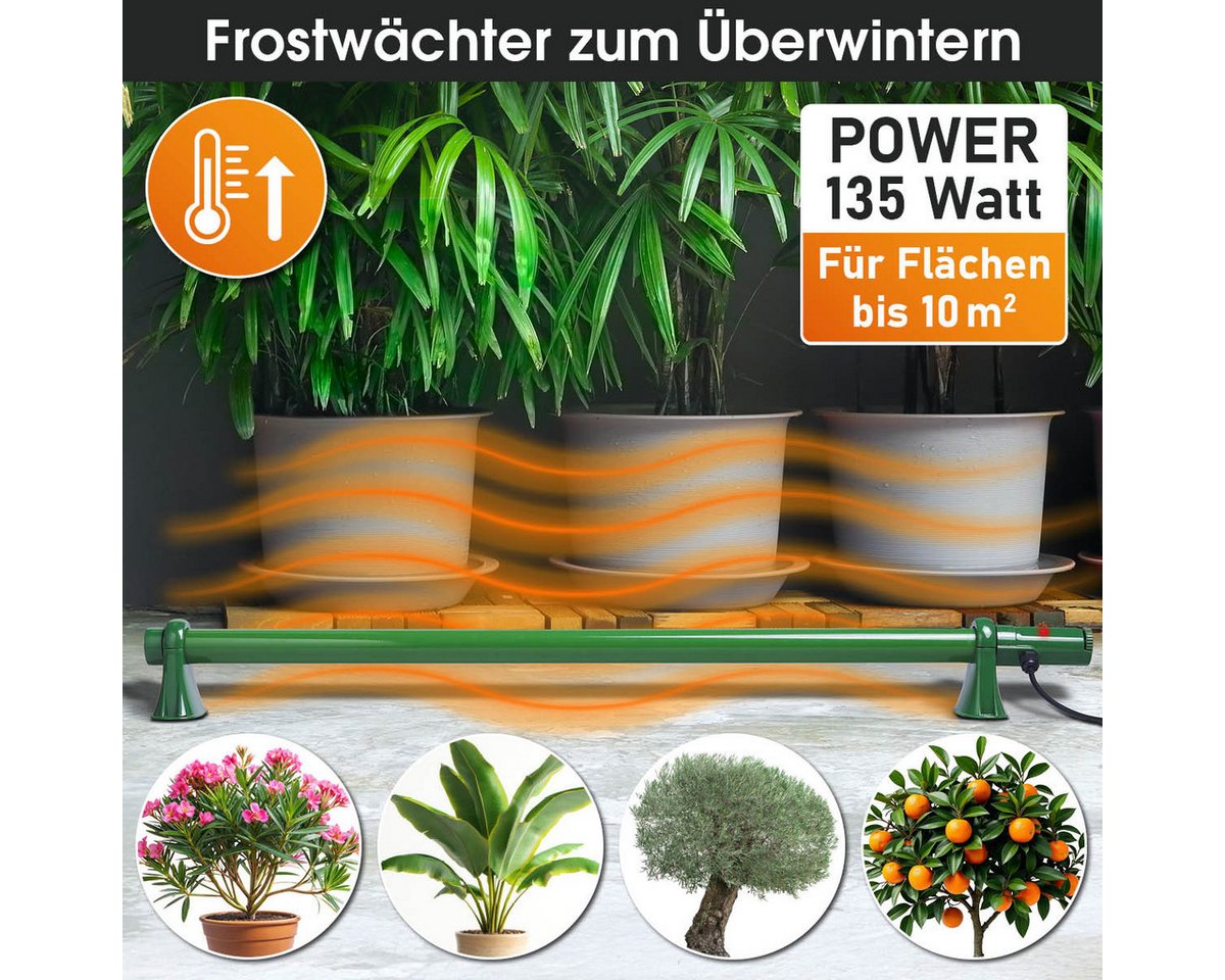 BRAST Foliengewächshaus Gewächshausheizung 135W für Überwinterungszelt Mini Gewächshaus, BxTxH: 105 x 11 x 11 cm Bild 4