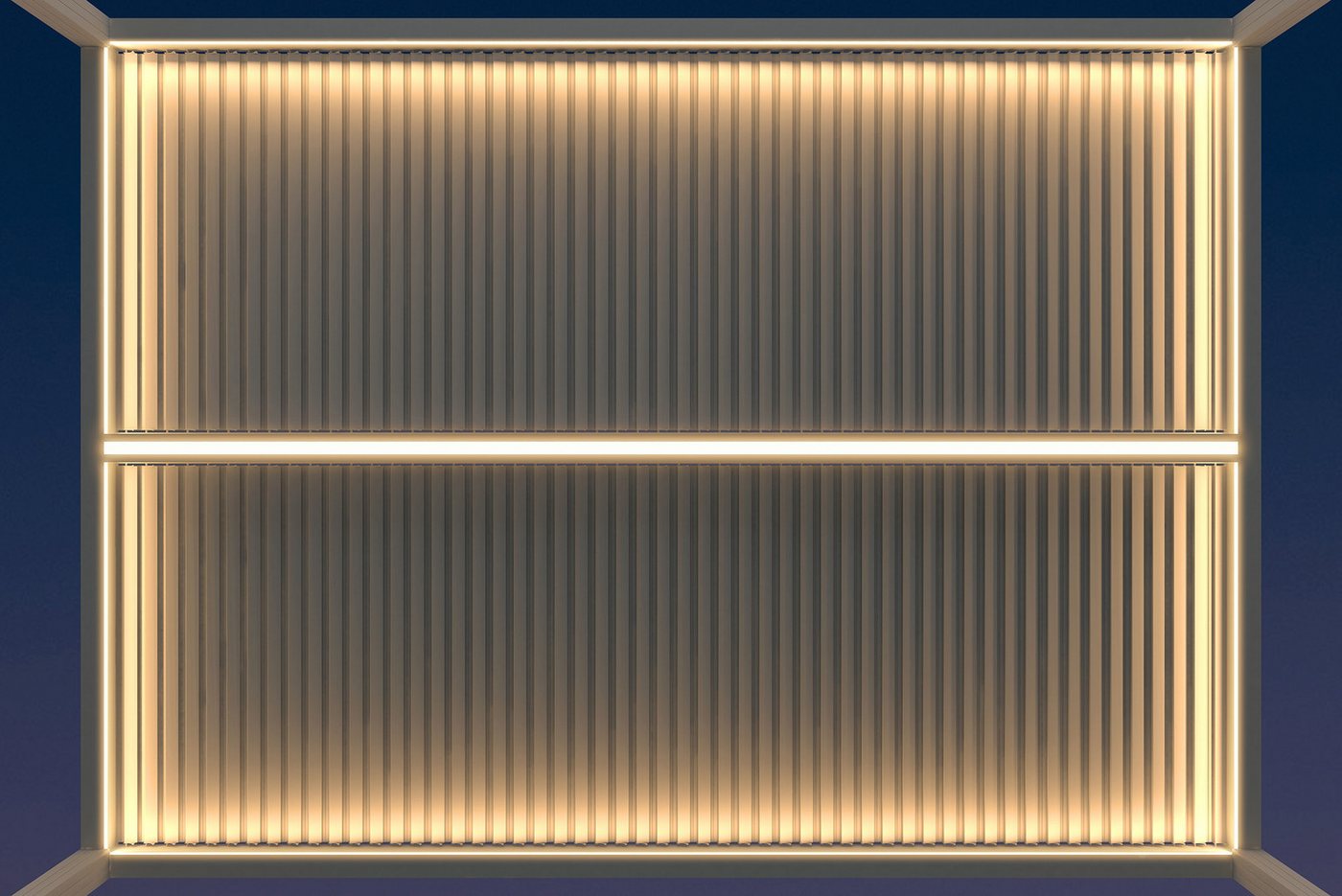 PURPLE LEAF Pergola Lamellenpergola aus Aluminium mit Lamellendach und LED-Beleuchtung, BxTxH: 425x300x240 cm, wasserdichte Gartenüberdachung für Balkon, Carport oder Grillplatz