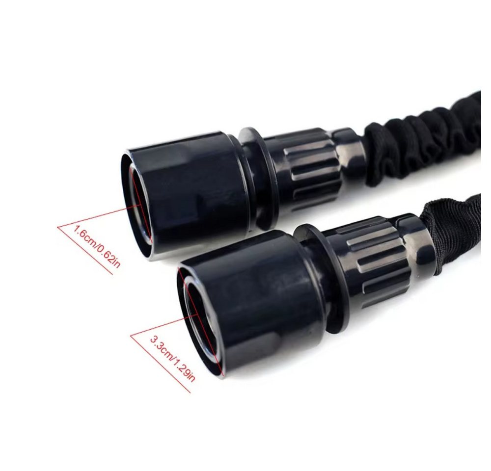 Athlix Bewässerungsschlauch 30m Gartenbewässerungsschlauch 7 Wassersprühfunktionen Wasserpistole, Automatische Ausdehnung, Einstellbare Bewässerungsoptionen Bild 3
