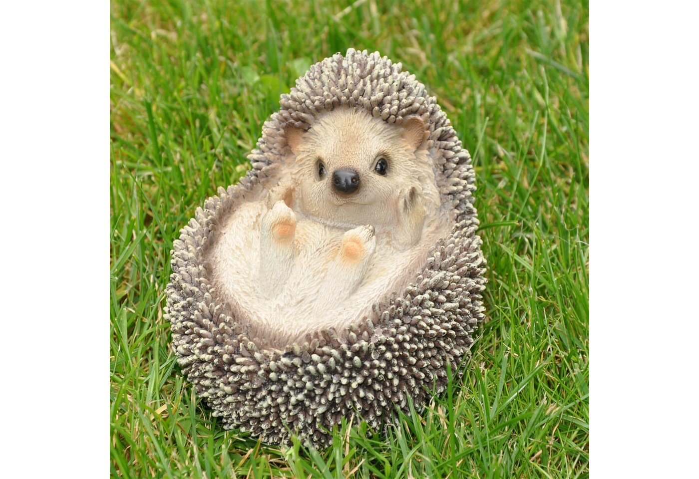dazikemo Gartenfigur Dekofigur Gartenfigur Igel 12 x 11 x 12 cm Bild 2