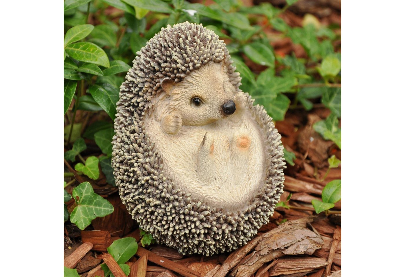 dazikemo Gartenfigur Dekofigur Gartenfigur Igel 12 x 11 x 12 cm Bild 3