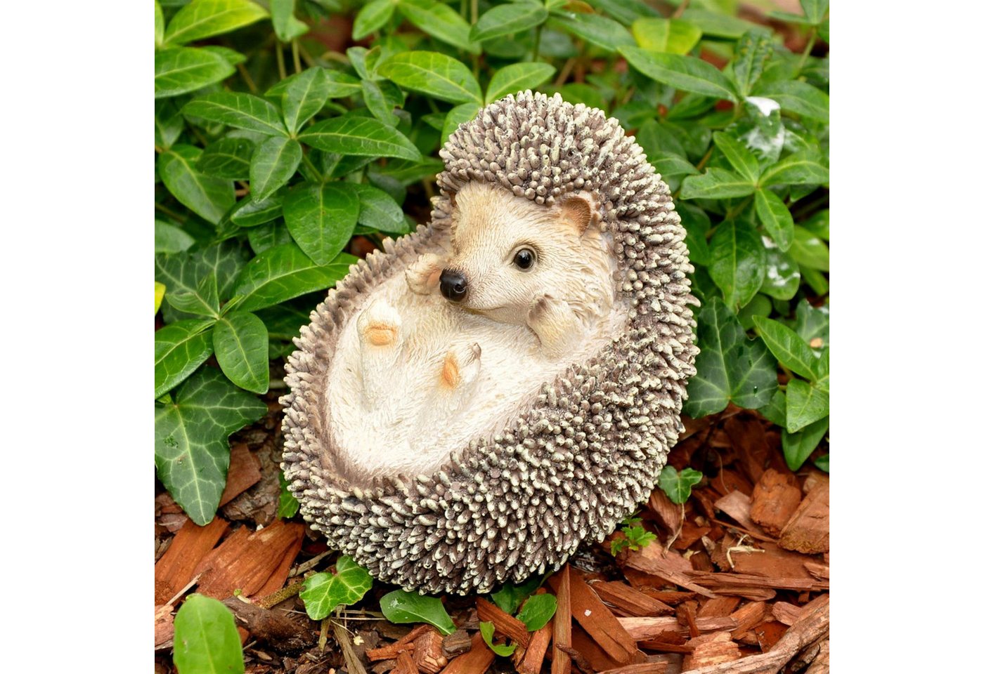 dazikemo Gartenfigur Dekofigur Gartenfigur Igel 12 x 11 x 12 cm Bild 5