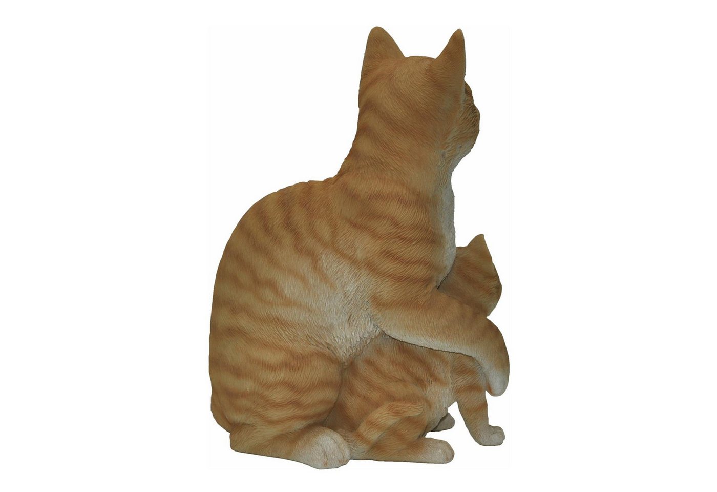 dazikemo Gartenfigur Gartenfigur Dekofigur Katze mit Katzenbaby Bild 3