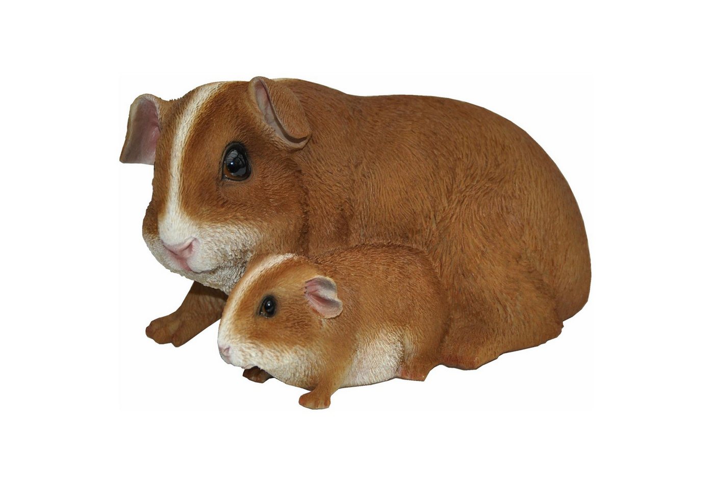 dazikemo Gartenfigur Meerschweinchen Mutter+Kind