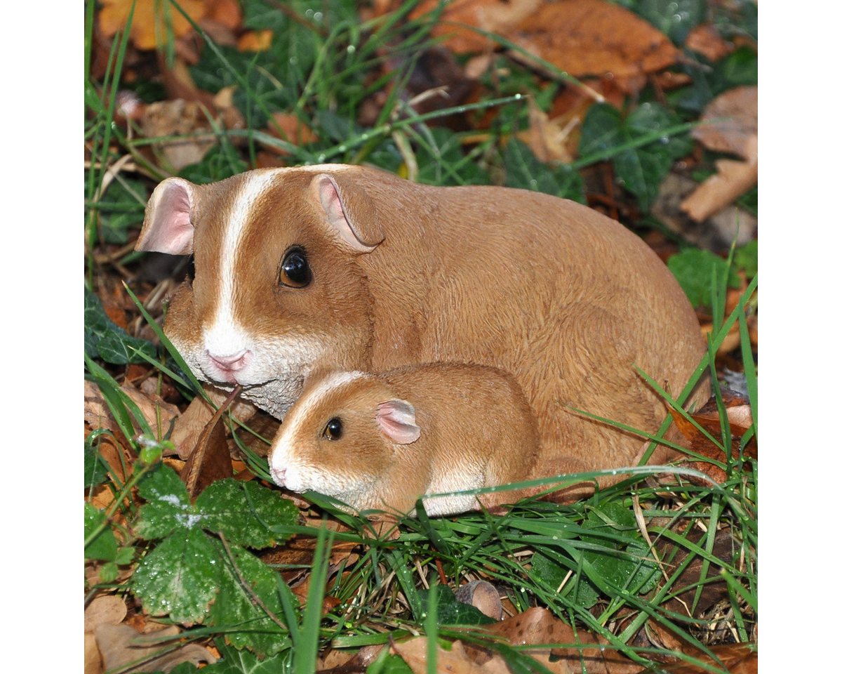 dazikemo Gartenfigur Meerschweinchen Mutter+Kind Bild 5