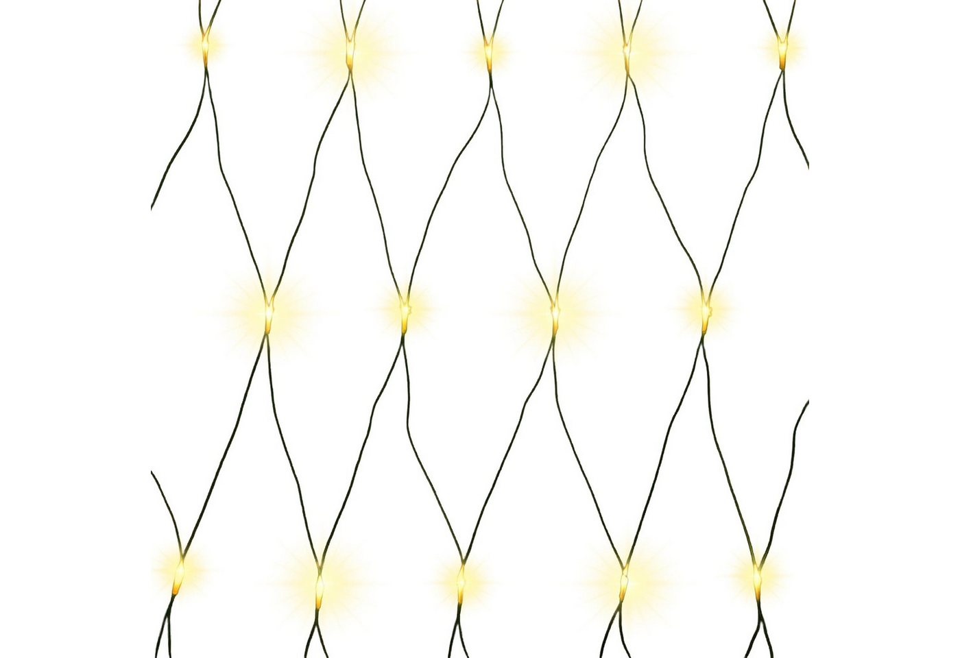 Gartenpirat Lichternetz mit warmweißen LEDs und Timer Batteriebetrieben Bild 4