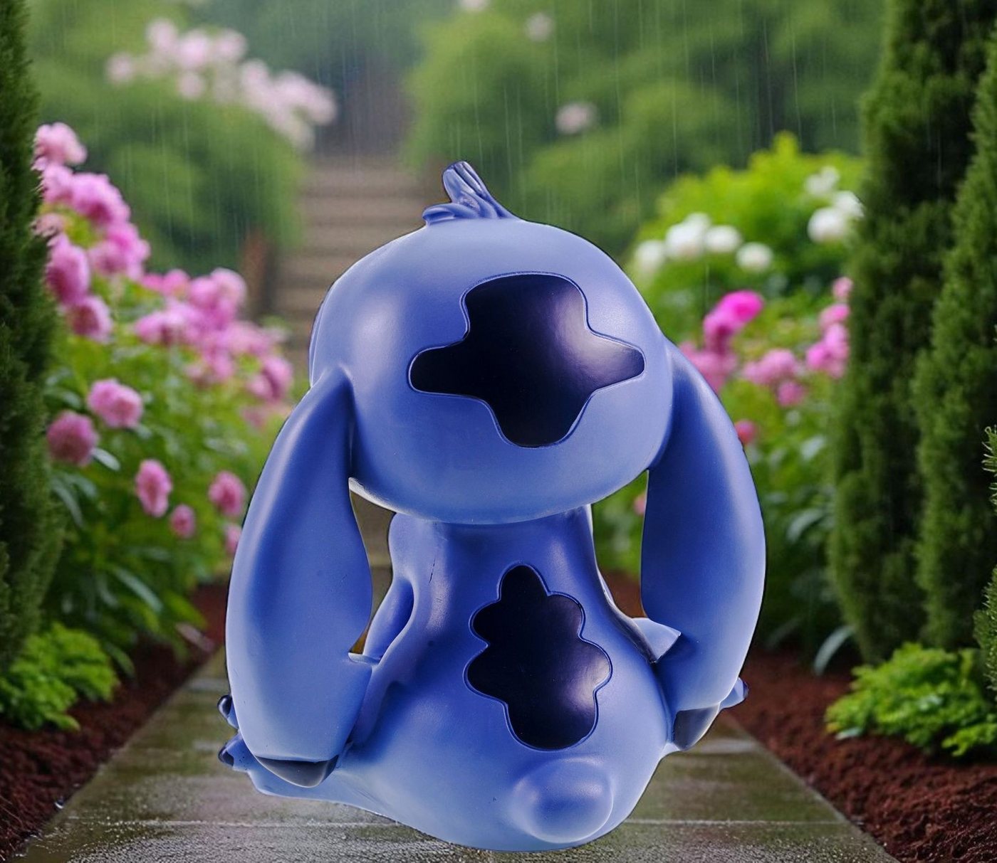 Disney Gartenfigur XXXL Stitch Disney frecher Lilo & Stitch Alien zum Verlieben 63,5 cm Bild 5