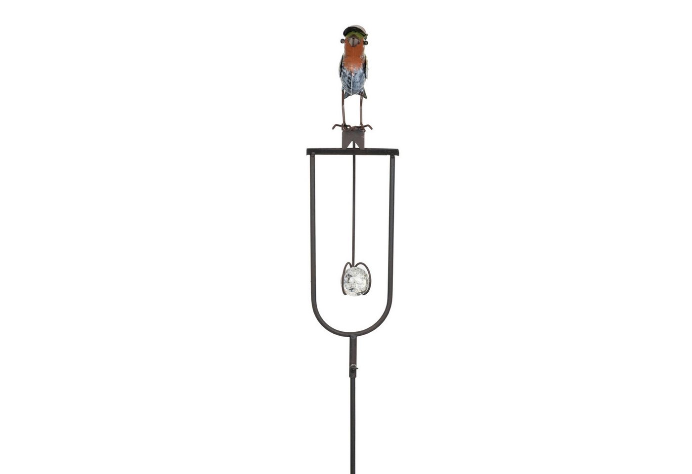 Moritz Gartenstecker Gartenstecker Vogel mit Hut aus Metall, 105 cm Bild 4