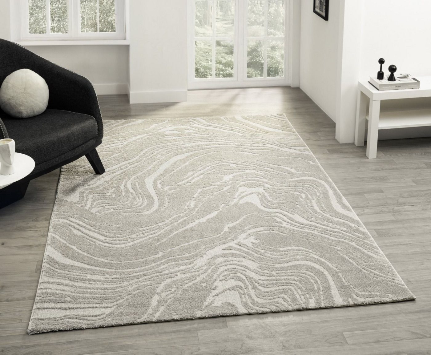 alesvelt Teppich Nova rechteckig Naturmuster 13 mm Höhe 160 x 230 cm 200x290 cm