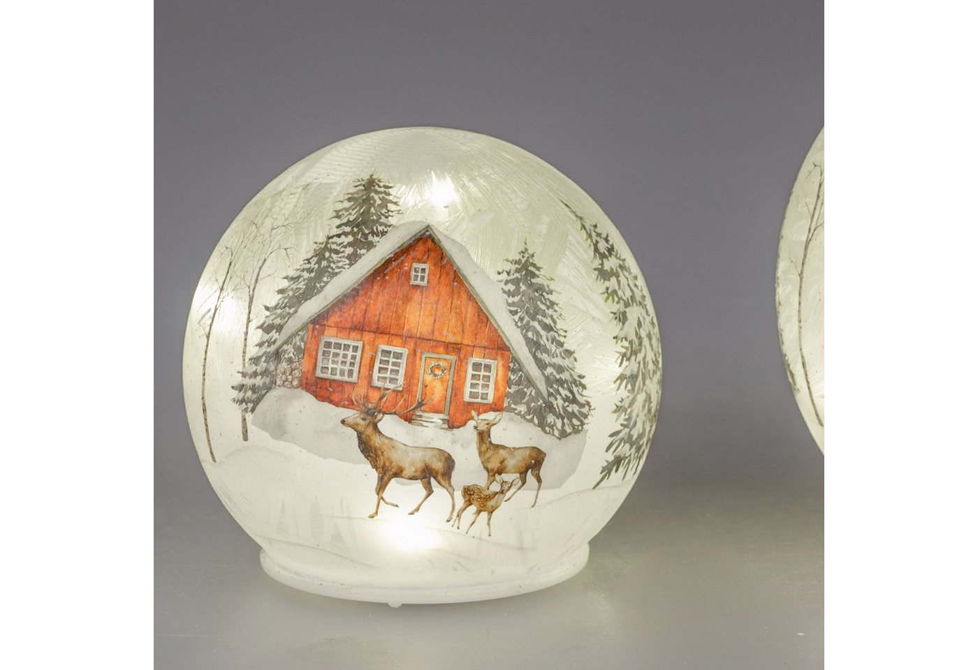 formano Tischleuchte Winterzeit, LED, mit Timerfunktion, Weiß, Winterzeit, H: cm