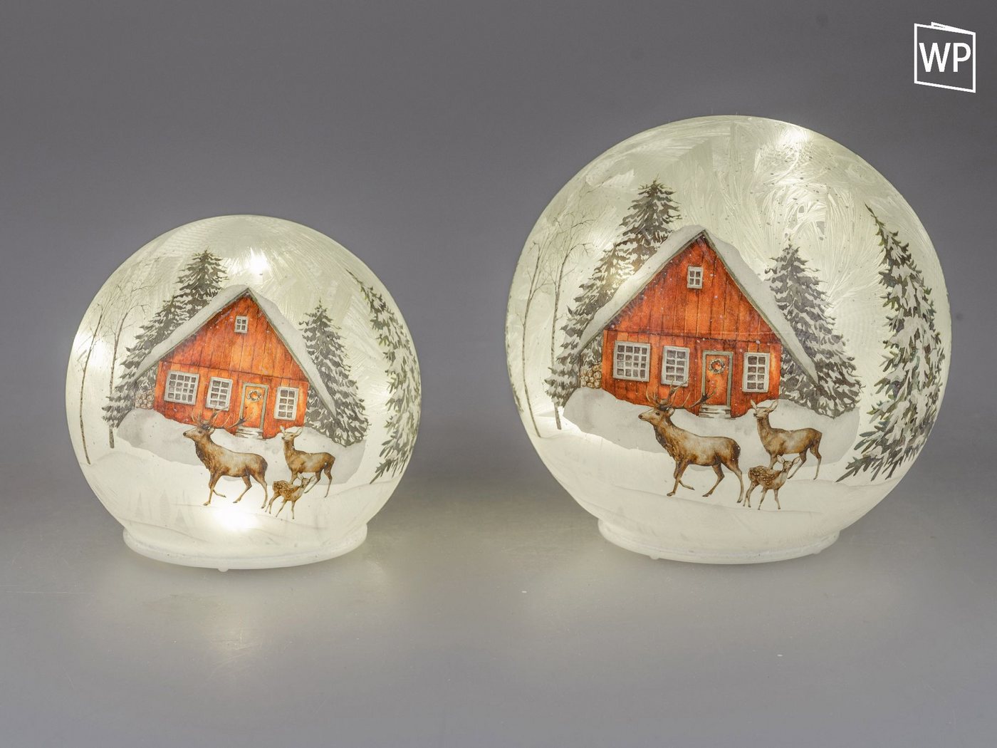 formano Tischleuchte Winterzeit, LED, mit Timerfunktion, Weiß, Winterzeit, H: cm Bild 2